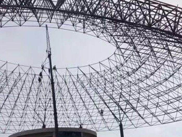 乐清篮球馆球形网架厂家价格